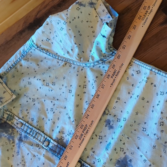 Denim & Flower Ricky Singh SS Button Down Shirt. Sz M - Picture 11 of 13